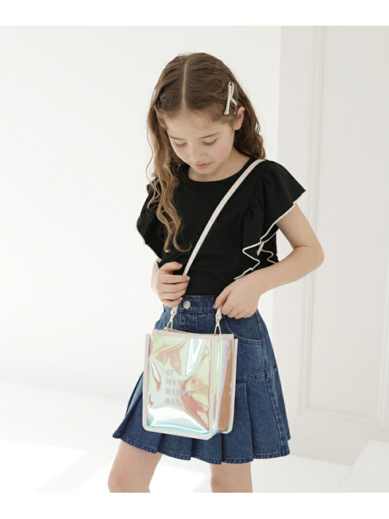 【SALE／30%OFF】(K)3way/PVCショルダー GLOBAL WORK グローバルワーク バッグ ショルダーバッグ ホワイト ブラック【RBA_E】[Rakuten Fashion]