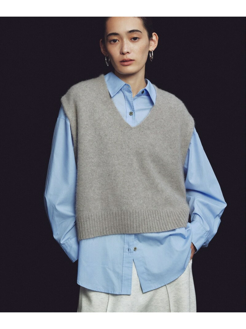 FOXブレンドベスト/670347 GLOBAL WORK グローバルワーク トップス ニット グレー【送料無料】[Rakuten Fashion] globalwork-10024147 GLOBAL WORK/グローバルワーク パッケージ画像