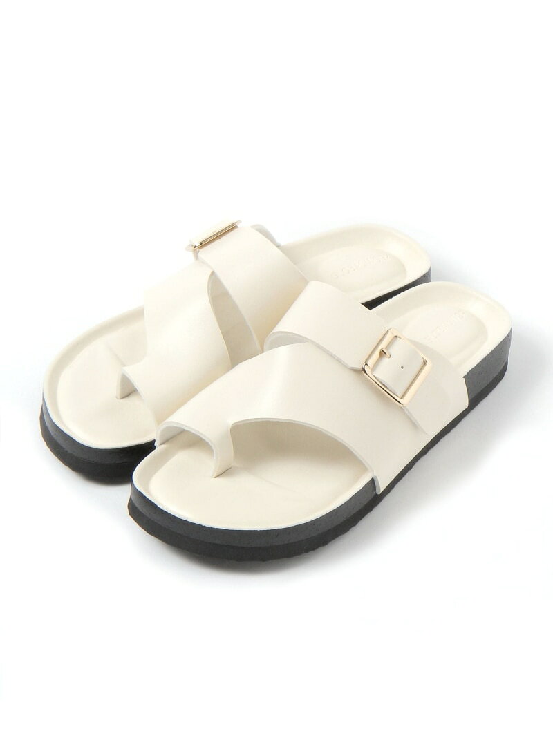 【SALE／50%OFF】らくっションコンフォートサンダル/671854 GLOBAL WORK グローバルワーク シューズ・靴 サンダル ホワイト ベージュ ブラック【RBA_E】[Rakuten Fashion] globalwork-10023699 GLOBAL WORK/グローバルワーク サンプル画像2