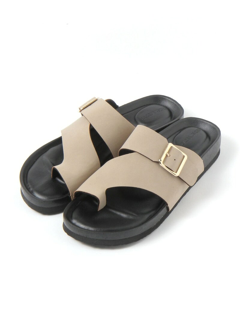 【SALE／50%OFF】らくっションコンフォートサンダル/671854 GLOBAL WORK グローバルワーク シューズ・靴 サンダル ホワイト ベージュ ブラック【RBA_E】[Rakuten Fashion] globalwork-10023699 GLOBAL WORK/グローバルワーク サンプル画像3