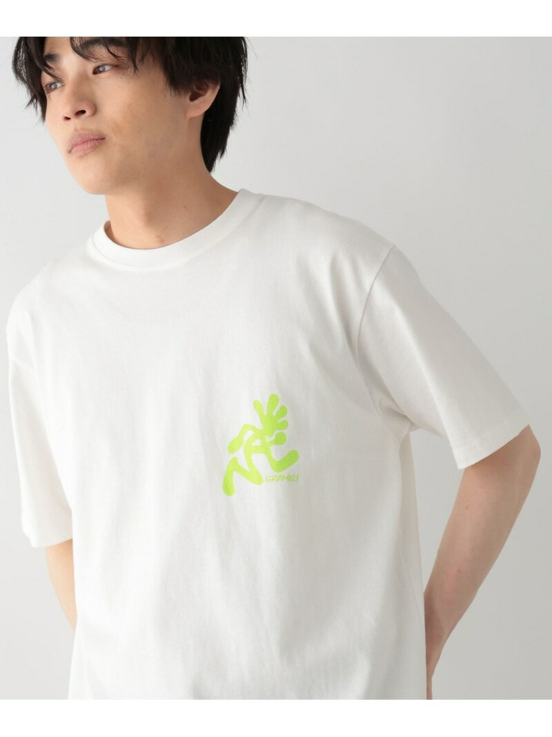 樂天商城 - GRAMICCI(グラミチ)/ロゴTシャツ/半袖/595914 GLOBAL WORK グローバルワーク トップス カットソー・Tシャツ ホワイト ブラック【送料無料】[Rakuten Fashion]