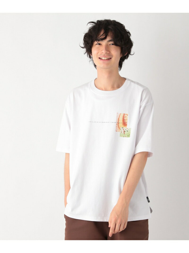 【SALE／56%OFF】(M)サーティワン プリントT/M GLOBAL WORK グローバルワーク トップス カットソー・Tシャツ ホワイト ブラック グレー【RBA_E】[Rakuten Fashion]のサムネイル