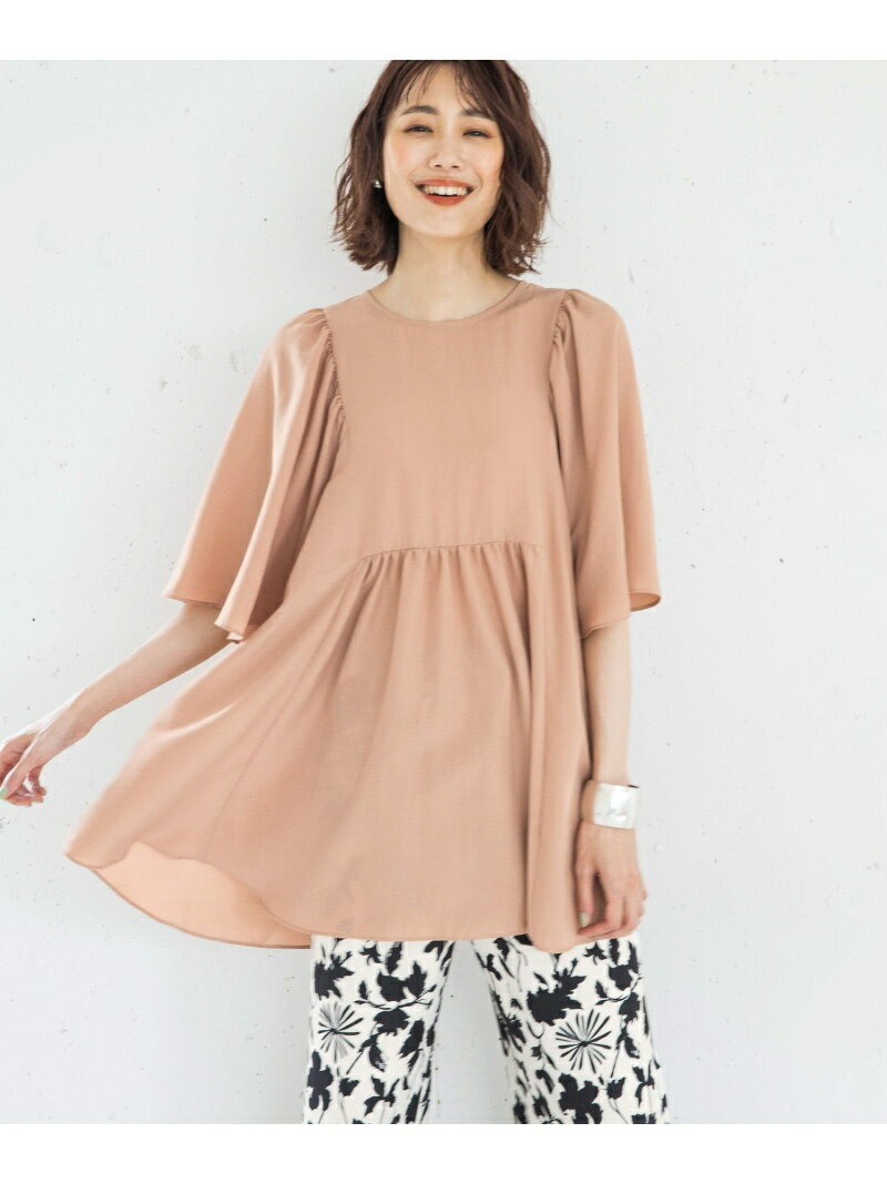 【SALE／50%OFF】(W)オテイレラクラクチュニック GLOBAL WORK グローバルワーク ワンピース・ドレス チュニック グレー グリーン イエロー オレンジ【RBA_E】[Rakuten Fashion]