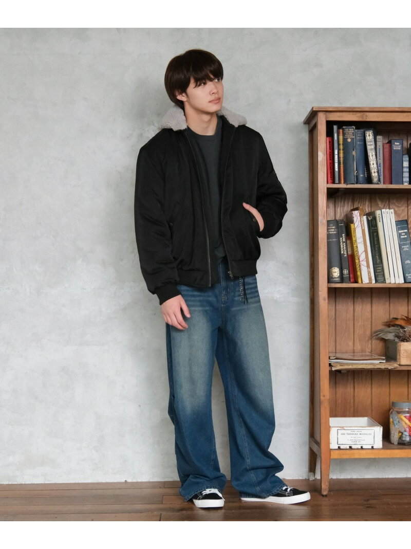 【SALE/50%OFF】ファーフードMA1/...の紹介画像3
