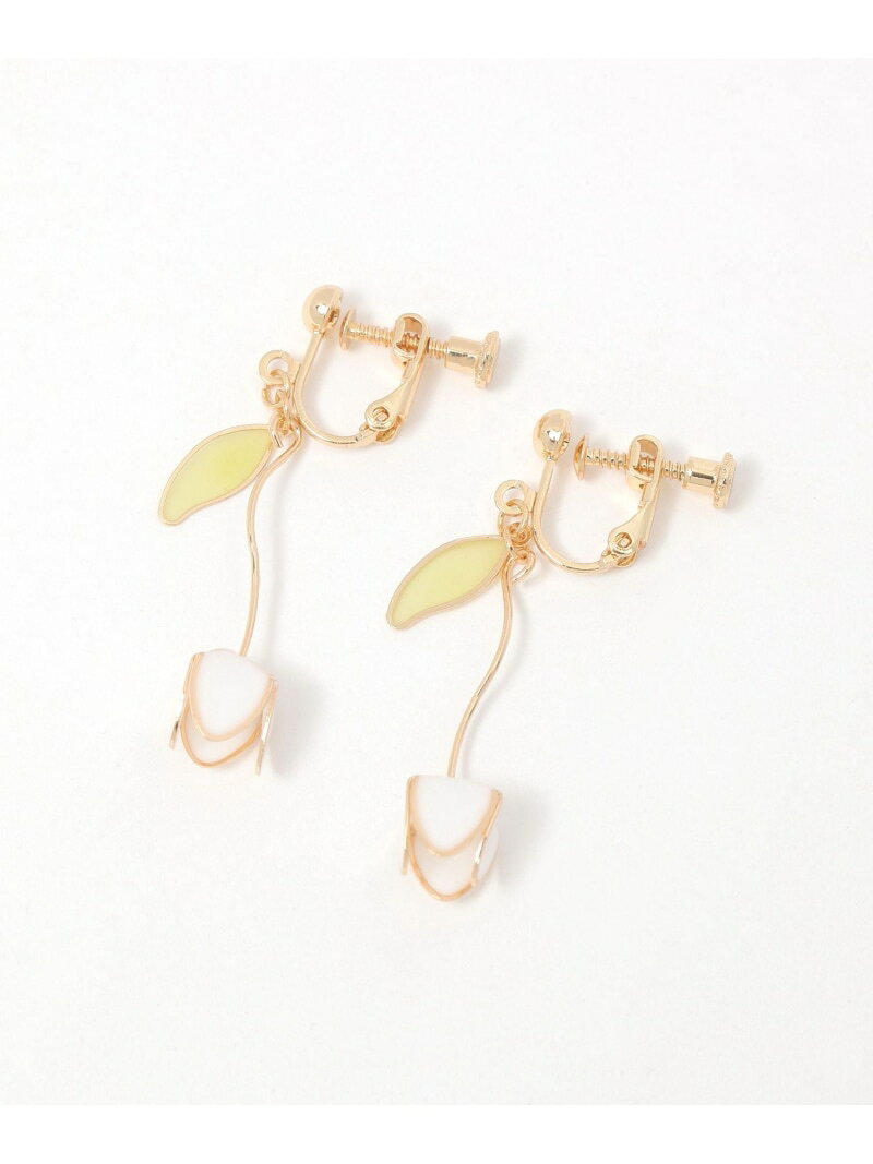 【SALE／20%OFF】チューリップイヤリング/325835 GLOBAL WORK グローバルワーク アクセサリー・腕時計 イヤリング・イヤーカフ ピンク ホワイト【RBA_E】[Rakuten Fashion] globalwork-10020820 GLOBAL WORK/グローバルワーク サンプル画像2