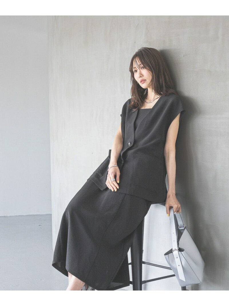 【SALE／50%OFF】ジレ*キャミワンピースSET/452043 GLOBAL WORK グロー ...