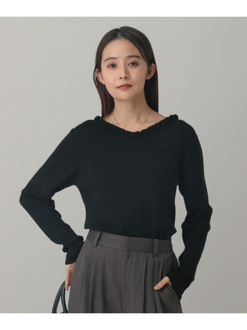 樂天商城 - 【SALE／50%OFF】MATINEE LINE/なめらかニット/2WAYプルオーバー/591291 GLOBAL WORK グローバルワーク トップス ニット ブラック ブラウン【RBA_E】[Rakuten Fashion]