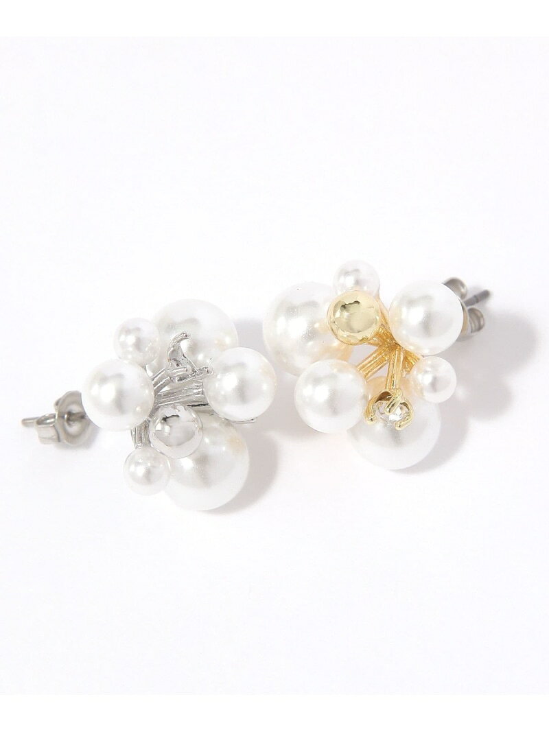 【SALE／50%OFF】ポイントパールピアス/646390 GLOBAL WORK グローバルワーク アクセサリー・腕時計 ピアス ゴールド シルバー【RBA_E】[Rakuten Fashion] globalwork-10022924 GLOBAL WORK/グローバルワーク サンプル画像3