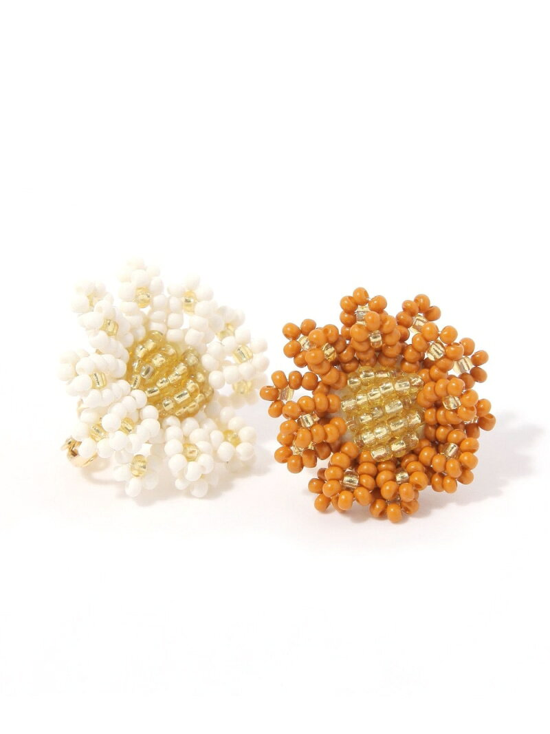 【SALE／50%OFF】フラワー編みイヤリング/646393 GLOBAL WORK グローバルワーク アクセサリー・腕時計 イヤリング・イヤーカフ ブラウン【RBA_E】[Rakuten Fashion] globalwork-10022918 GLOBAL WORK/グローバルワーク サンプル画像3