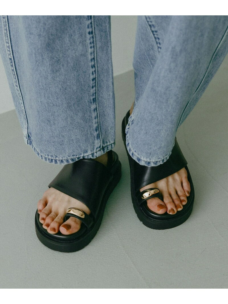 【SALE／50%OFF】らくっションアソートメタルサンダル/663727 GLOBAL WORK グローバルワーク シューズ・靴 サンダル ブラック ホワイト【RBA_E】[Rakuten Fashion] globalwork-10023562 GLOBAL WORK/グローバルワーク サンプル画像3
