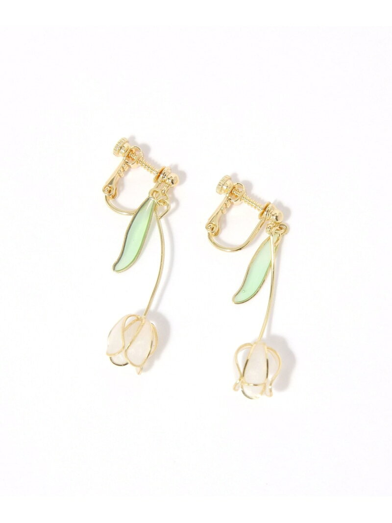 【SALE／50%OFF】チューリップイヤリング/646394 GLOBAL WORK グローバルワーク アクセサリー・腕時計 イヤリング・イヤーカフ イエロー ピンク パープル【RBA_E】[Rakuten Fashion] globalwork-10022921 GLOBAL WORK/グローバルワーク サンプル画像2