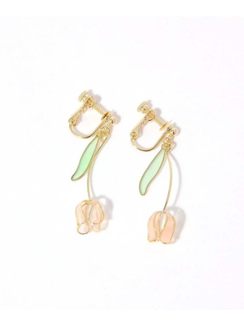 【SALE／50%OFF】チューリップイヤリング/646394 GLOBAL WORK グローバルワーク アクセサリー・腕時計 イヤリング・イヤーカフ イエロー ピンク パープル【RBA_E】[Rakuten Fashion] globalwork-10022921 GLOBAL WORK/グローバルワーク サンプル画像3