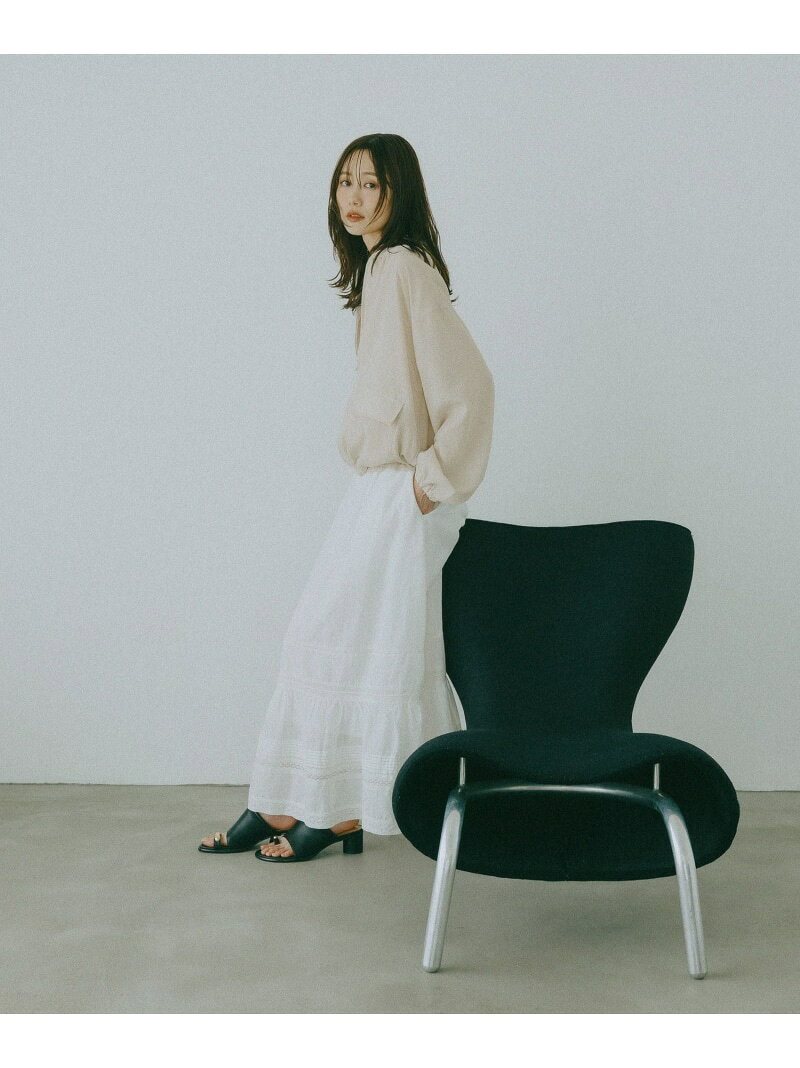 【SALE／44%OFF】meets India/レーススカート/601013 GLOBAL WORK グローバルワーク スカート ロング・マキシスカート ブラック ホワイト【RBA_E】[Rakuten Fashion] globalwork-10023278 GLOBAL WORK/グローバルワーク サンプル画像3