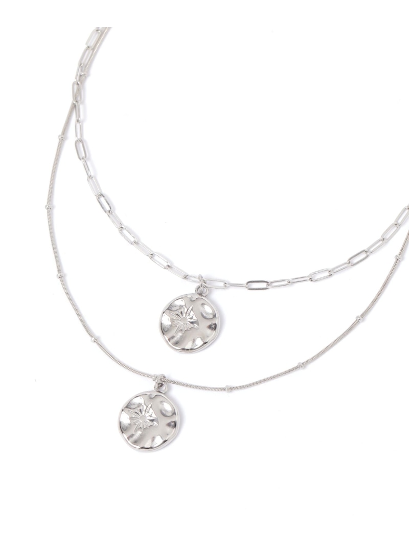 【SALE／20%OFF】ステンレスコイン二連ネックレス/329032 GLOBAL WORK グローバルワーク アクセサリー・腕時計 ネックレス シルバー ゴールド【RBA_E】[Rakuten Fashion] globalwork-10020977 GLOBAL WORK/グローバルワーク サンプル画像2