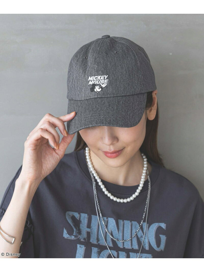 【SALE／50%OFF】MICKEY/刺繍CAP/492642 GLOBAL WORK グローバルワーク 帽子 キャップ ホワイト ブラック ベージュ【RBA_E】[Rakuten Fashion] globalwork-10021077 GLOBAL WORK/グローバルワーク サンプル画像3