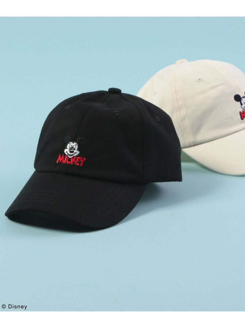 【SALE／50%OFF】MICKEY/刺繍CAP/492642 GLOBAL WORK グローバルワーク 帽子 キャップ ホワイト ブラック ベージュ【RBA_E】[Rakuten Fashion] globalwork-10021077 GLOBAL WORK/グローバルワーク サンプル画像2