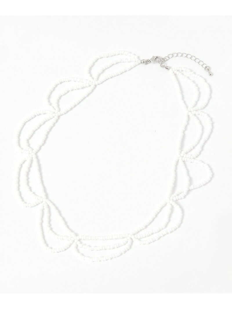 【SALE／50%OFF】スカラップビーズネックレス/670968 GLOBAL WORK グローバルワーク アクセサリー・腕時計 ネックレス ホワイト【RBA_E】[Rakuten Fashion] globalwork-10023556 GLOBAL WORK/グローバルワーク サンプル画像3