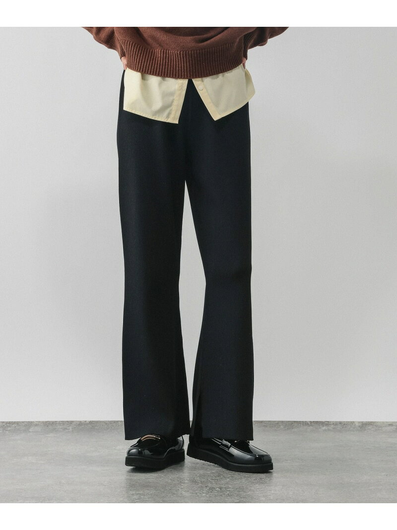 【SALE／60%OFF】ニットリブパンツ/632949 GLOBAL WORK グローバルワーク パンツ その他のパンツ ホワイト ブラウン ブラック【RBA_E】[Rakuten Fashion] globalwork-10022670 GLOBAL WORK/グローバルワーク サンプル画像3