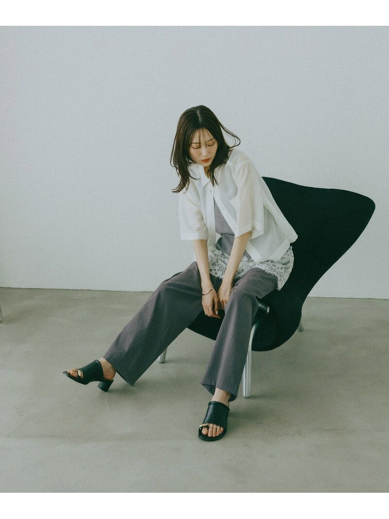 【SALE／30%OFF】エアリーリラックスデニムレースキャミソール/678471 GLOBAL WORK グローバルワーク トップス キャミソール ブラック ブルー【RBA_E】[Rakuten Fashion] globalwork-10023503 GLOBAL WORK/グローバルワーク サンプル画像3