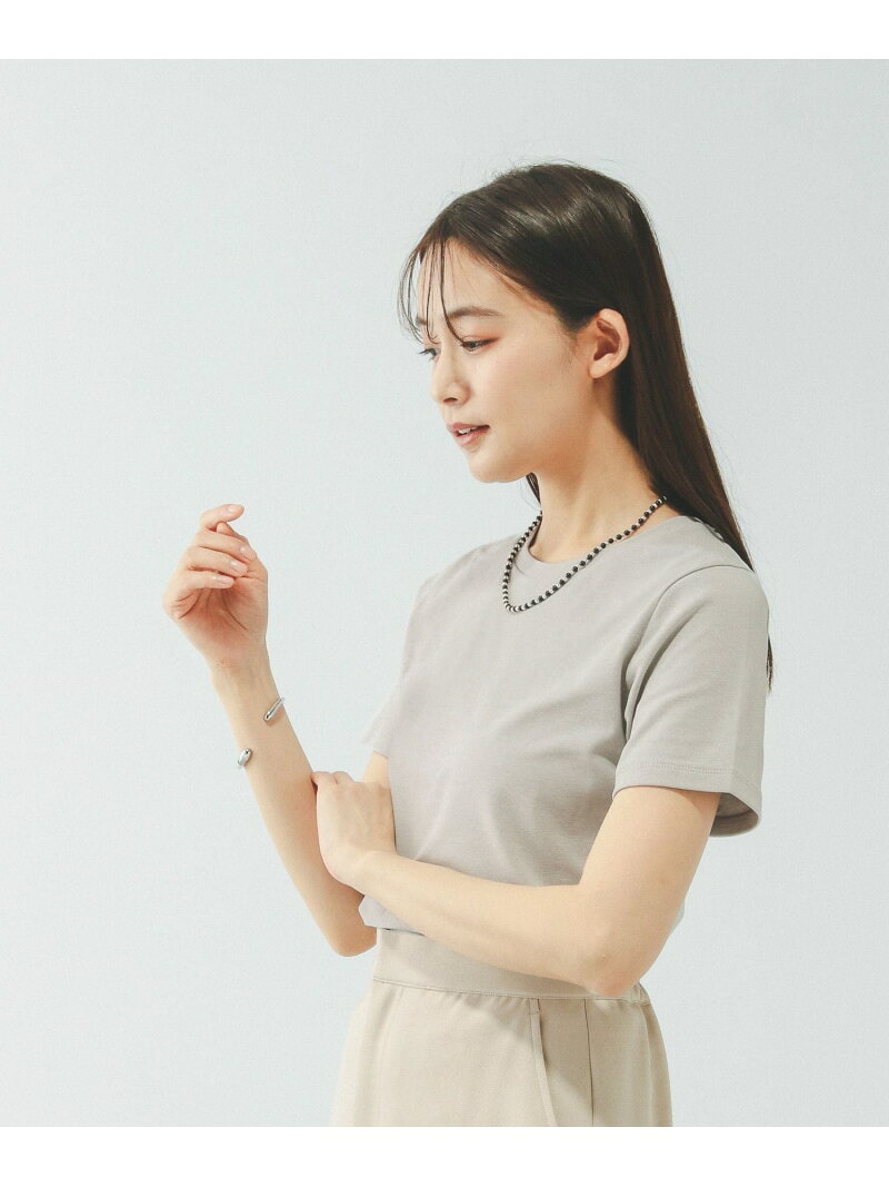 【SALE／40%OFF】Fffit エフィット/やわらくストレッチクルーネック半袖/645043 GLOBAL WORK グローバルワーク トップス カットソー・Tシャツ ホワイト ブラック グレー【RBA_E】[Rakuten Fashion] globalwork-10022966 GLOBAL WORK/グローバルワーク サンプル画像3