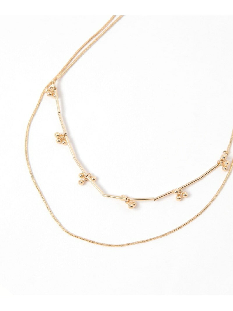 乐天商城 - 小粒パール2連ネックレス/670043 GLOBAL WORK グローバルワーク アクセサリー・腕時計 ネックレス ゴールド シルバー[Rakuten Fashion]