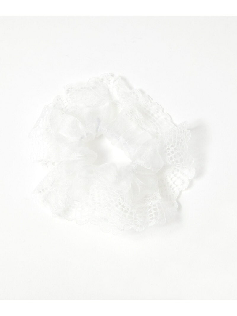 乐天商城 - シア-サテン刺繍シュシュ/670969 GLOBAL WORK グローバルワーク ヘアアクセサリー ヘアゴム ブラック[Rakuten Fashion]
