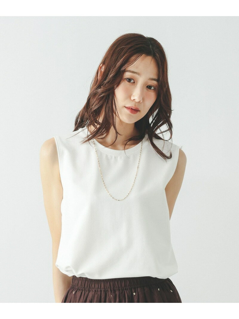 Fffit エフィット/冷感ツイルプルオーバーノースリーブ/668257 GLOBAL WORK グローバルワーク トップス カットソー・Tシャツ グレー ブラック ブラウン ホワイト[Rakuten Fashion] globalwork-10023584 GLOBAL WORK/グローバルワーク サンプル画像2