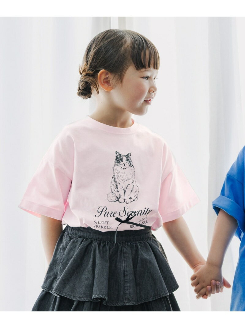 樂天商城 - ヘビロッTモチーフ半袖T/100-120cm展開/659141 GLOBAL WORK グローバルワーク トップス カットソー・Tシャツ ピンク ホワイト[Rakuten Fashion]