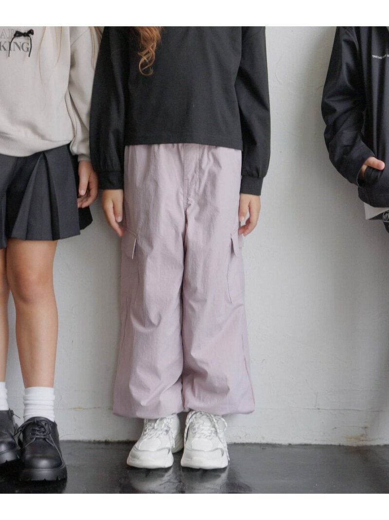 【SALE／10%OFF】あったかカーゴジョグパンツ/キッズ/593418 GLOBAL WORK グローバルワーク パンツ その他のパンツ ホワイト ブラック ピンク【RBA_E】[Rakuten Fashion]