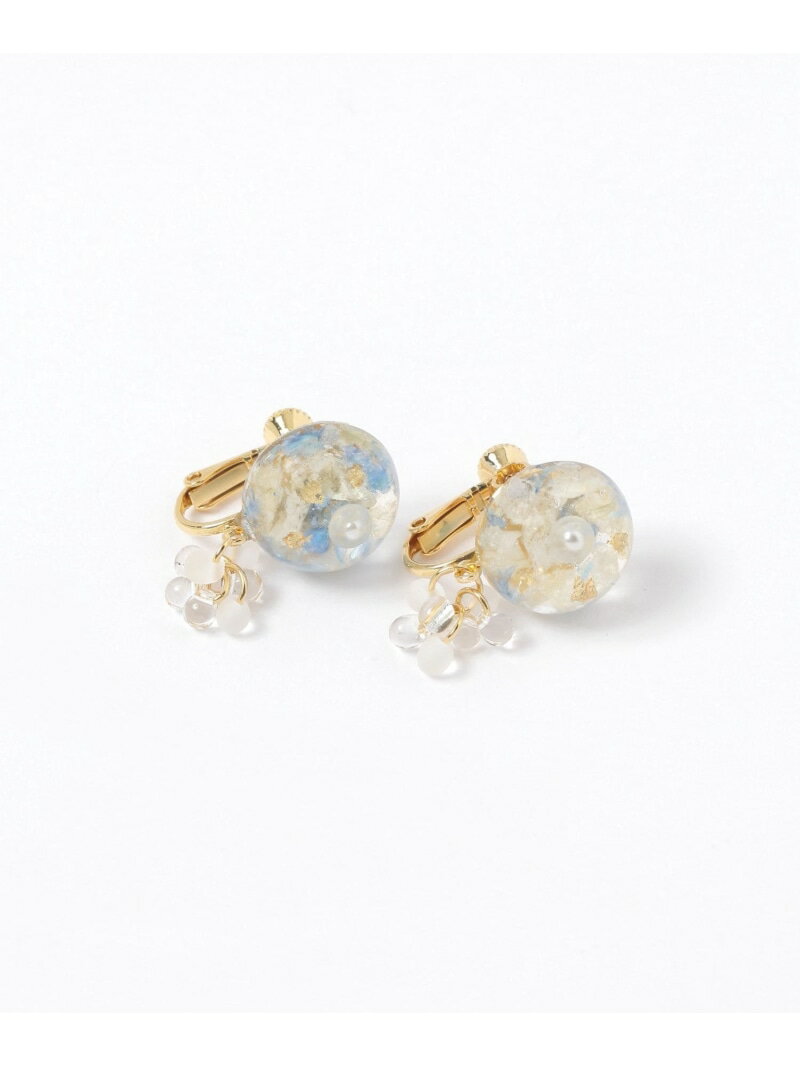White Coral - BLUEフラワーイヤリング/676314 GLOBAL WORK グローバルワーク アクセサリー・腕時計 イヤリング・イヤーカフ ブルー[Rakuten Fashion]