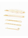 【SALE/40%OFF】パールヘアピン5点セット/318841 GLOBAL WORK グローバルワーク ヘアアクセサリー バレッタ・ヘアクリップ・ヘアピン ...
