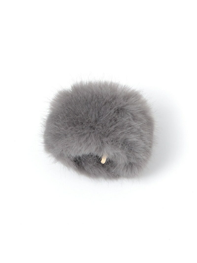 樂天商城 - 【SALE／20%OFF】フェイクファーパチパチヘアカフ/147041 GLOBAL WORK グローバルワーク ヘアアクセサリー バレッタ・ヘアクリップ・ヘアピン グレー ブラック イエロー【RBA_E】[Rakuten Fashion]