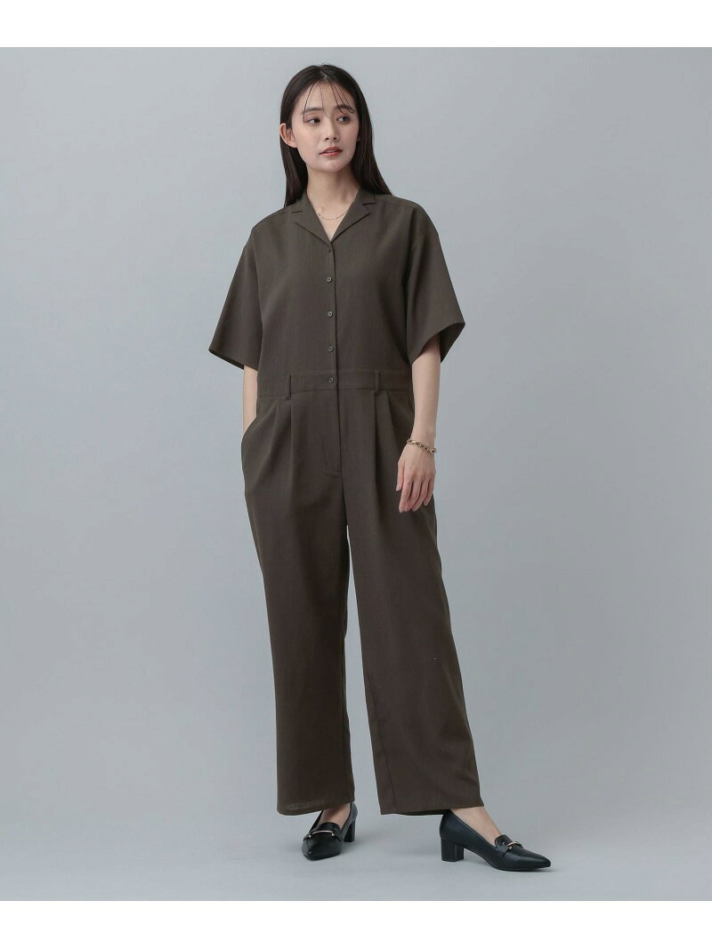 【SALE／60%OFF】MATINEE LINE/リネンライク/オールインワン/646656 GLOBAL WORK グローバルワーク オールインワン・オーバーオール オールインワン・つなぎ ベージュ【RBA_E】[Rakuten Fashion] globalwork-10023095 GLOBAL WORK/グローバルワーク サンプル画像3