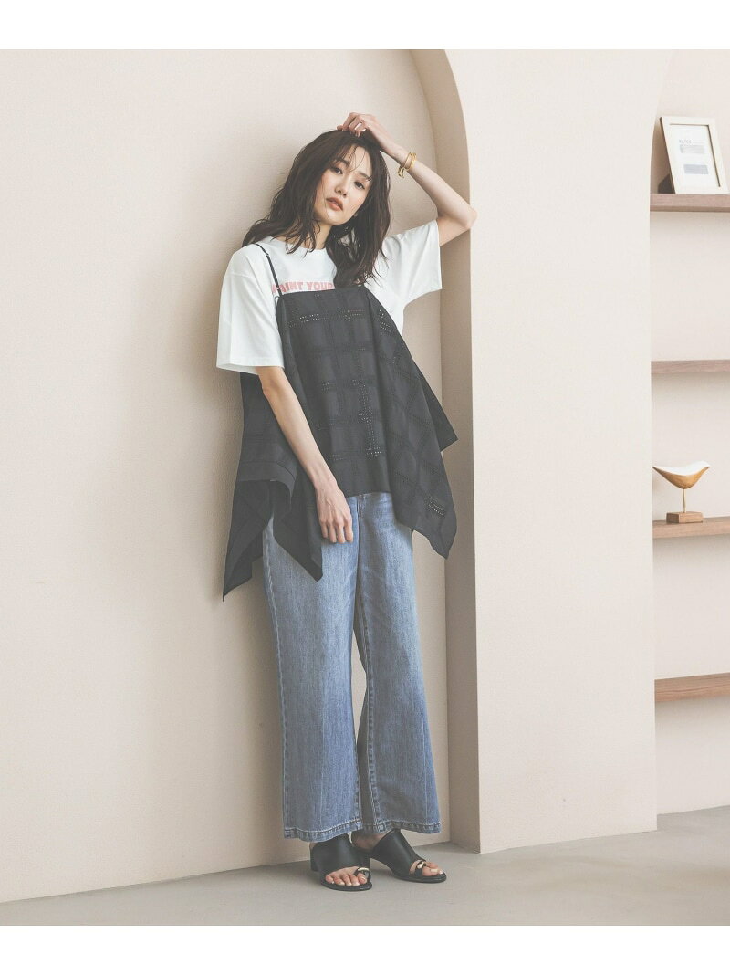 【SALE／40%OFF】レースキャミビスチェ/655896 GLOBAL WORK グローバルワーク トップス ベスト・ジレ ブラック ホワイト【RBA_E】[Rakuten Fashion] globalwork-10023071 GLOBAL WORK/グローバルワーク サンプル画像3