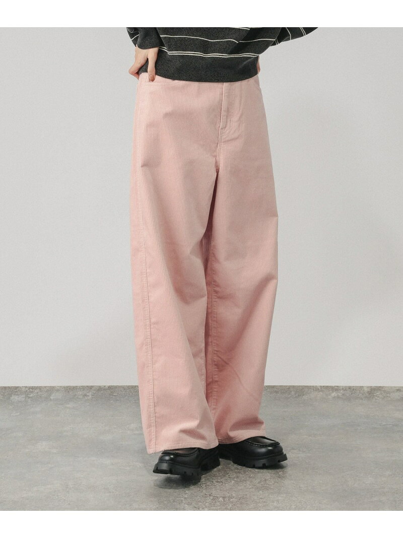 イージーケア/コーデュロイワイドパンツ/814370 GLOBAL WORK グローバルワーク パンツ その他のパンツ ブラック グレー ピンク ブラウン ブルー【送料無料】[Rakuten Fashion] globalwork-10024354 GLOBAL WORK/グローバルワーク サンプル画像3