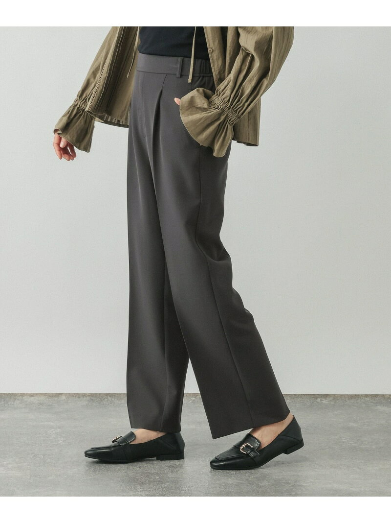 ウツクシルエットストレートパンツ/817275 GLOBAL WORK グローバルワーク パンツ その他のパンツ グレー ブラウン ブラック【送料無料】[Rakuten Fashion] globalwork-10023956 GLOBAL WORK/グローバルワーク サンプル画像3