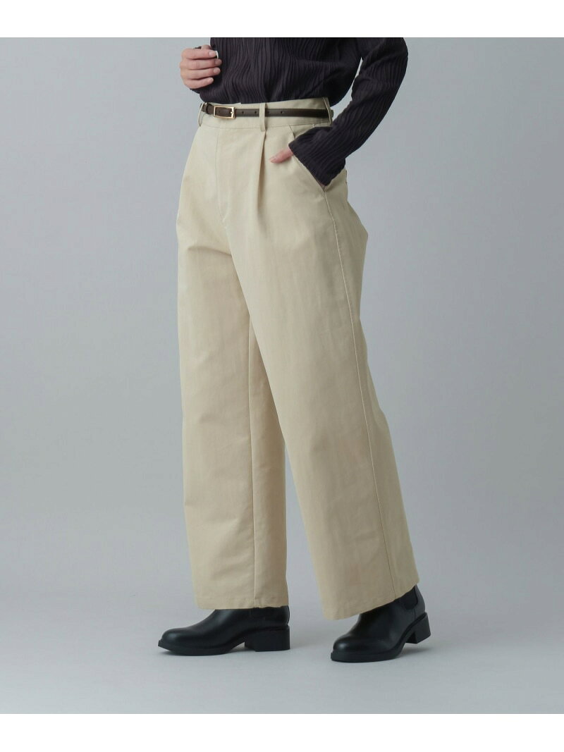 樂天商城 - 【SALE／40%OFF】MATINEE LINE/チノワイドパンツ/636116 GLOBAL WORK グローバルワーク パンツ その他のパンツ ベージュ【RBA_E】[Rakuten Fashion]