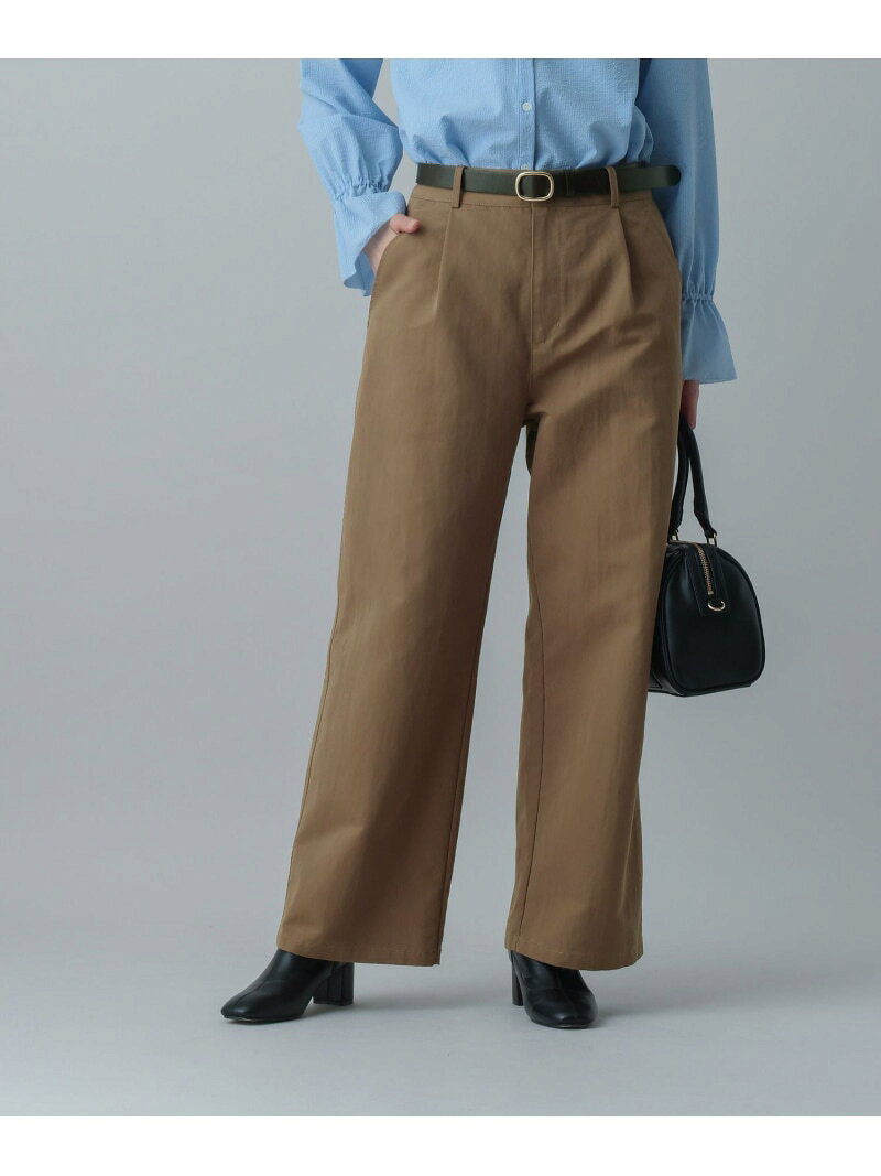 【SALE／46%OFF】MATINEE LINE/チノワイドパンツ/636116 GLOBAL WORK グローバルワーク パンツ その他のパンツ ベージュ【RBA_E】[Rakuten Fashion] globalwork-10022858 GLOBAL WORK/グローバルワーク サンプル画像2