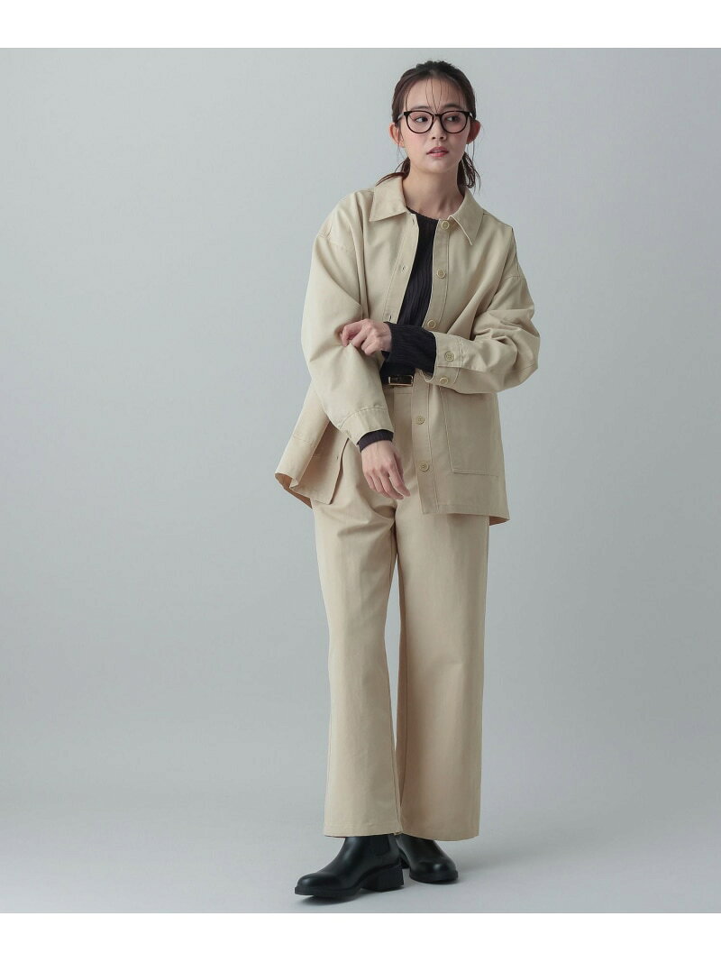 【SALE／40%OFF】MATINEE LINE/チノカバーオール/636119 GLOBAL WORK グローバルワーク ジャケット・アウター デニムジャケット ベージュ【RBA_E】【送料無料】[Rakuten Fashion] globalwork-10022850 GLOBAL WORK/グローバルワーク サンプル画像3