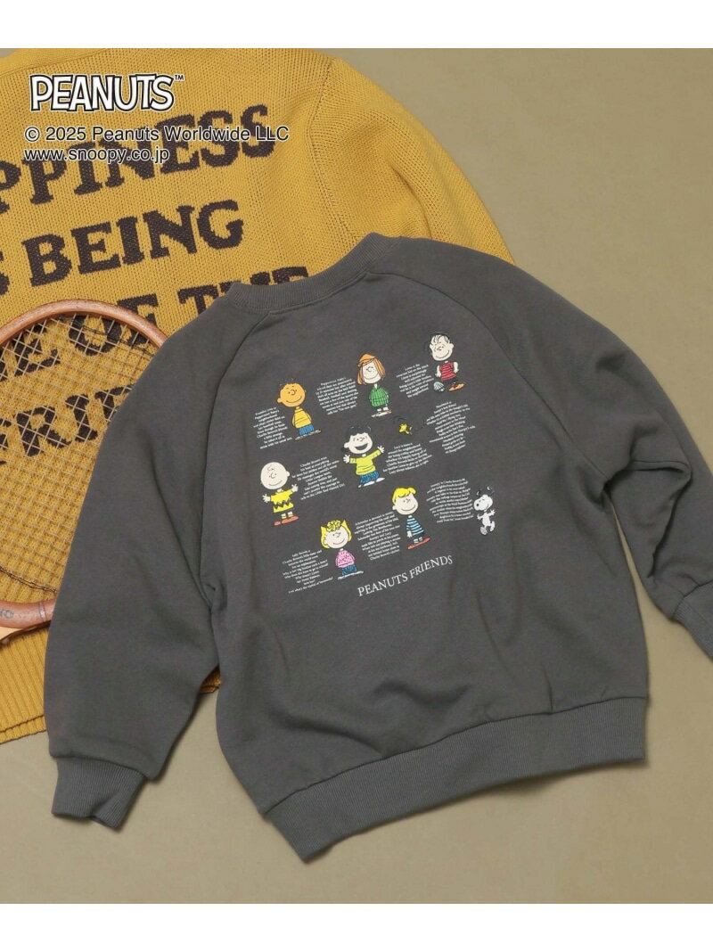 PEANUTS/スウェット/キッズ/593417 GLOBAL WORK グローバルワーク トップス スウェット・トレーナー ブルー グレー ブラック[Rakuten Fashion]のサムネイル