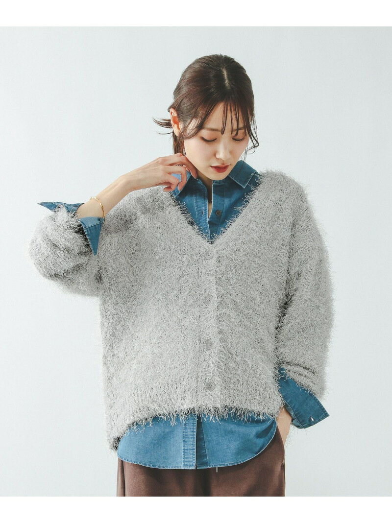 【SALE／50%OFF】シャギーカーディガン/638405 GLOBAL WORK グローバルワーク トップス カーディガン グレー【RBA_E】[Rakuten Fashion] globalwork-10022802 GLOBAL WORK/グローバルワーク サンプル画像2