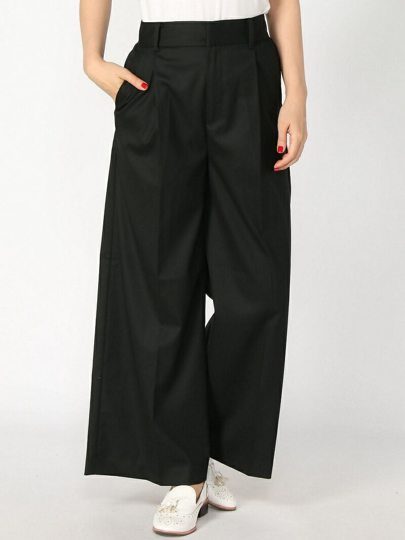 【SALE／70%OFF】(W)TRワイドパンツ GLOBAL WORK グローバルワーク パンツ その他のパンツ ブラック ベージュ ネイビー グレー【RBA_E】[Rakuten Fashion]のサムネイル