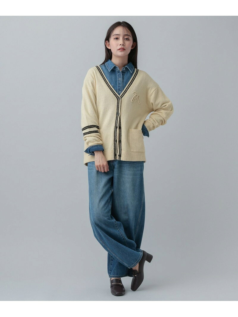 【SALE／40%OFF】MATINEE LINE/ブークレラインVカーディガン/646673 GLOBAL WORK グローバルワーク トップス カーディガン ブラック ホワイト【RBA_E】[Rakuten Fashion] globalwork-10022848 GLOBAL WORK/グローバルワーク サンプル画像3