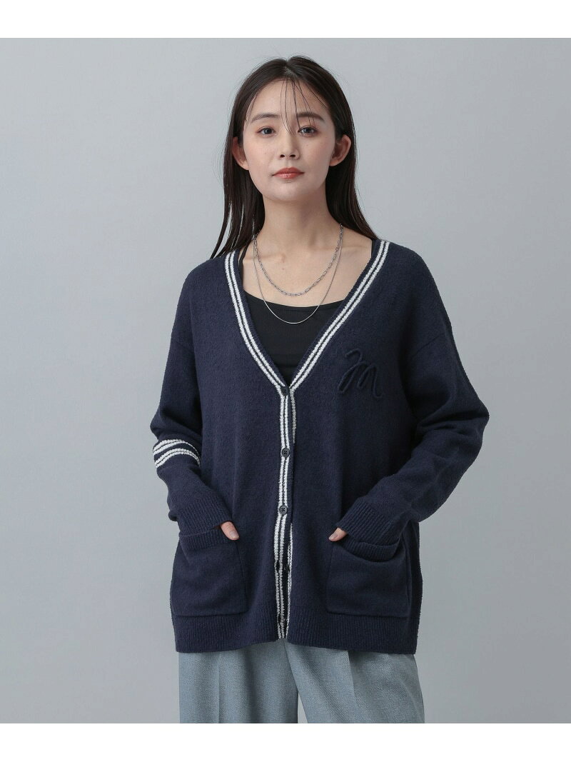 【SALE／40%OFF】MATINEE LINE/ブークレラインVカーディガン/646673 GLOBAL WORK グローバルワーク トップス カーディガン ブラック ホワイト【RBA_E】[Rakuten Fashion] globalwork-10022848 GLOBAL WORK/グローバルワーク サンプル画像2