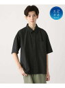 エアかるシャツ半袖/キッズ/986191 GLOBAL WORK グローバルワーク トップス シャツ・ブラウス ブラック グレー[Rakuten Fashion...
