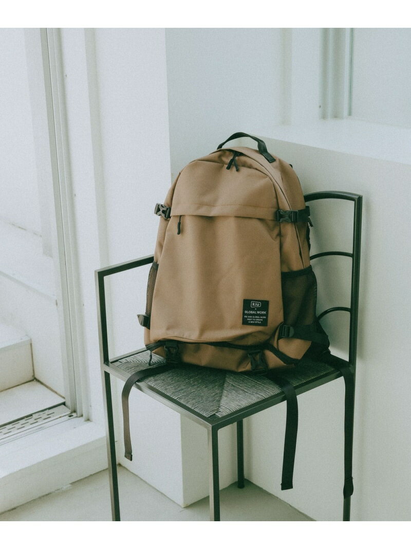 樂天商城 - KIU別注バックパックK111/一部店舗限定/661527 GLOBAL WORK グローバルワーク バッグ リュック・バックパック ブラック グレー ベージュ【送料無料】[Rakuten Fashion]