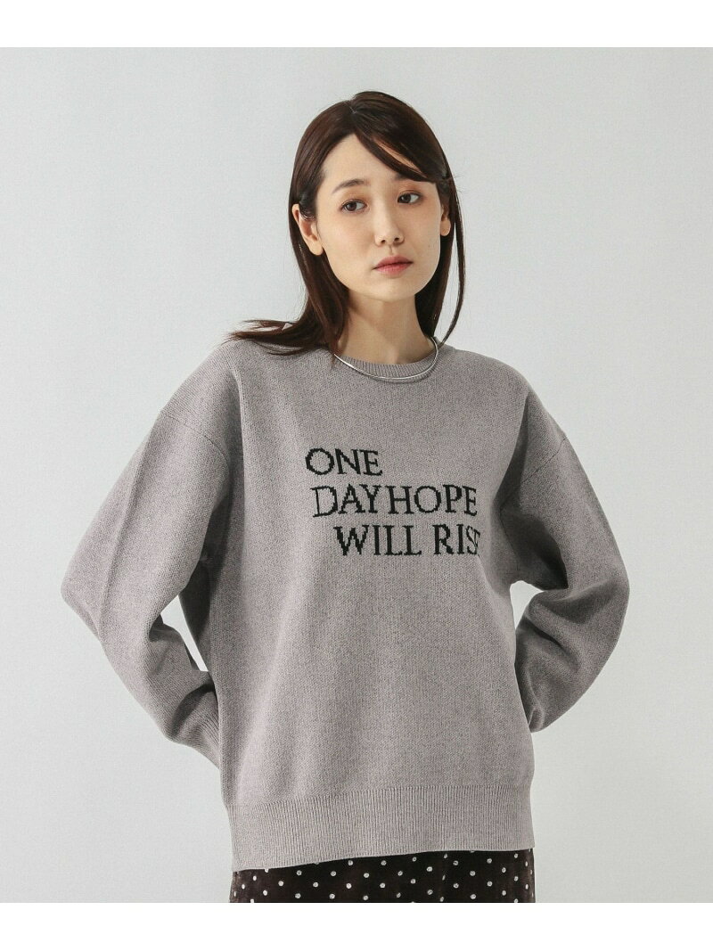 【SALE／30%OFF】モールニットアソートロゴプルオーバー/581163 GLOBAL WORK グローバルワーク トップス ニット ネイビー ブルー ピンク【RBA_E】[Rakuten Fashion] globalwork-10022229 GLOBAL WORK/グローバルワーク サンプル画像2
