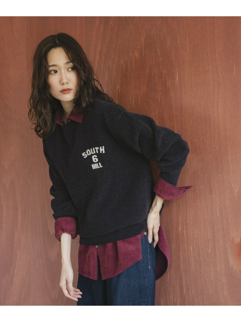 樂天商城 - 【SALE／30%OFF】モールニットアソートロゴプルオーバー/581163 GLOBAL WORK グローバルワーク トップス ニット ネイビー ブルー ピンク【RBA_E】[Rakuten Fashion]