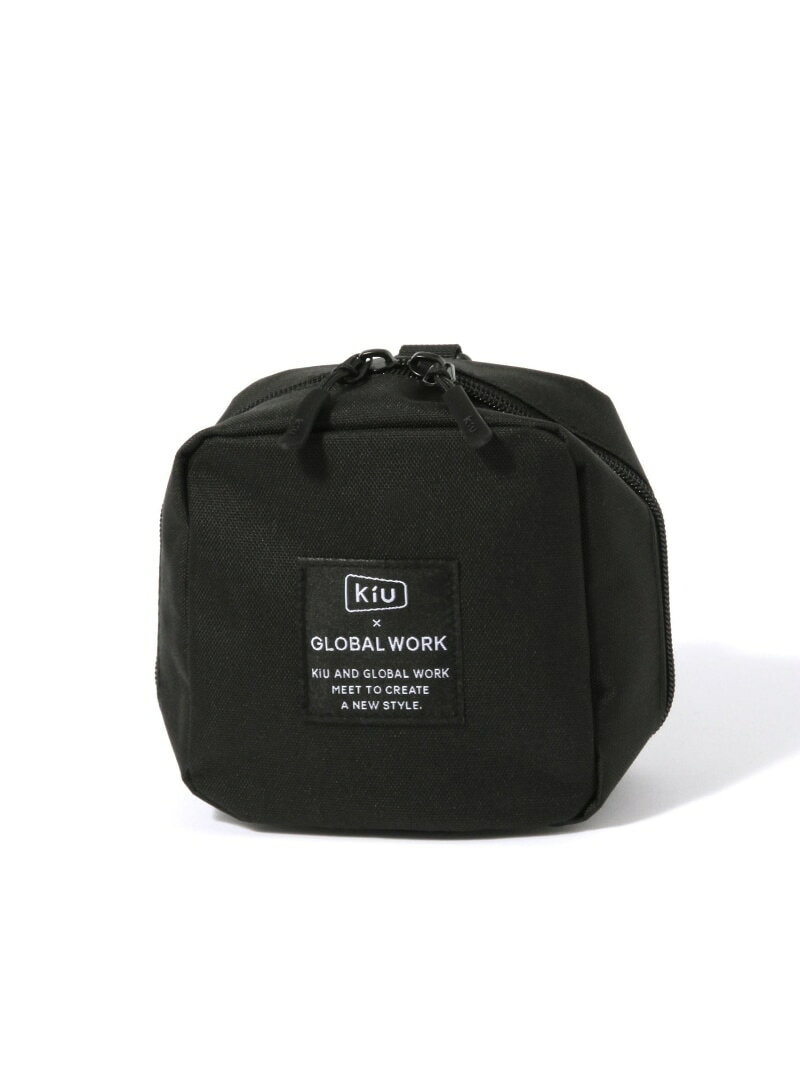 KIU別注スクエアポーチK543/一部店舗限定/661536 GLOBAL WORK グローバルワーク 財布・ポーチ・ケース ポーチ ブラック グレー[Rakuten Fashion] globalwork-10023369 GLOBAL WORK/グローバルワーク サンプル画像2