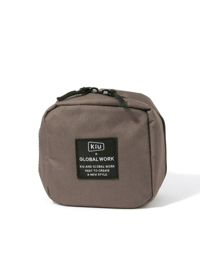 KIU別注スクエアポーチK543/一部店舗限定/661536 GLOBAL WORK グローバルワーク 財布・ポーチ・ケース ポーチ ブラック グレー[Rakuten Fashion] globalwork-10023369 GLOBAL WORK/グローバルワーク サンプル画像3